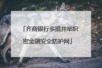 齐商银行多措并举织密金融安全防护网
