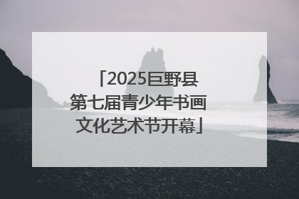 2025巨野县第七届青少年书画文化艺术节开幕