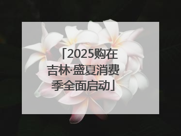 2025购在吉林·盛夏消费季全面启动
